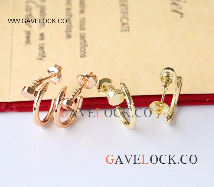 Wholesale Replica Cartier Nail Earrings Wide